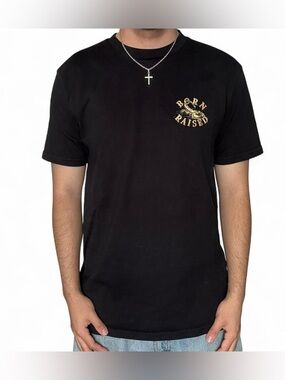 Born x Raised Scorpion Graphic Black T-Shirt Size M Streetwear USA Designer